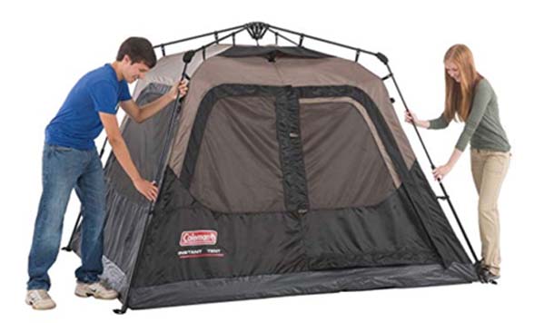 Coleman Cabin Tent with instant setup - Best camping tents 2019