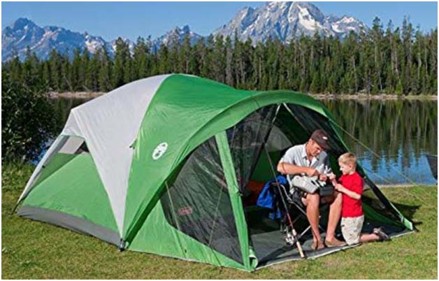 Coleman Dome Tent with Screen Room - 2