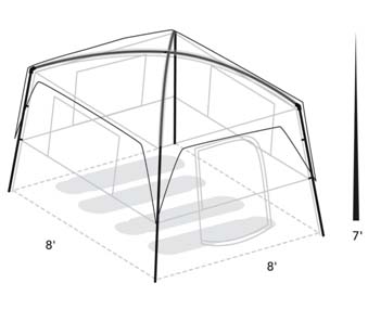 Eureka Copper Canyon 8 Person Tent - Specification