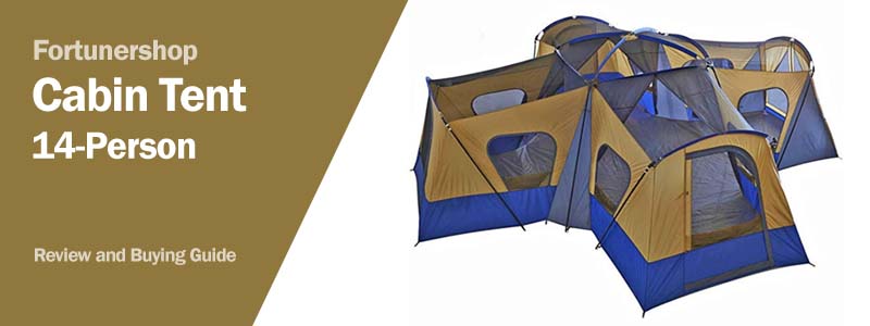 Fortunershop Cabin Camping Tent 14-Person