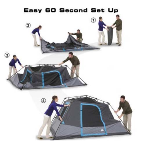 OZARK Trail 6 Person Tent - Easy Setup