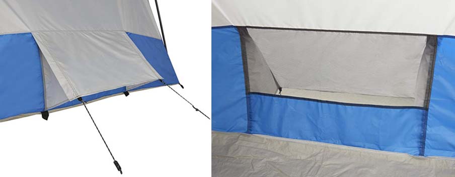 Wenzel 8 Person Klondike Tent - Inside View