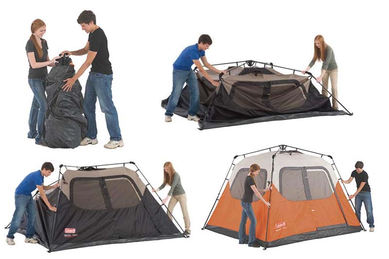 Coleman New Outdoor Camping Waterproof 6 Person - Instant Setup