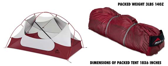 1-2 Person Backpacking Camping Tent - 3-Day Backpacking Gear List