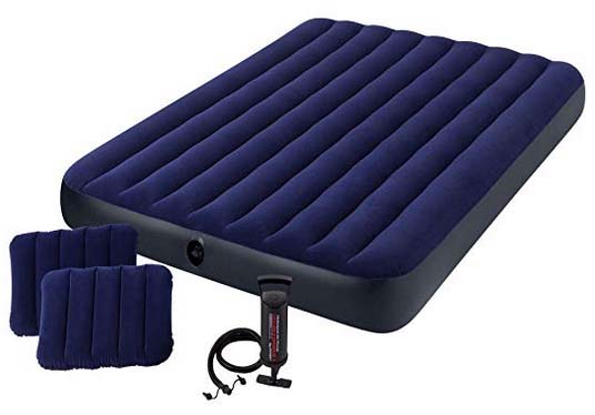 Intex Classic Downy Airbed Set with 2 Pillows and Double Quick Hand Pump