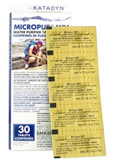 Katadyn Micrpur MP1 Water Purification Tablets - 3-day backpacking checklist – Water Purification Tablets