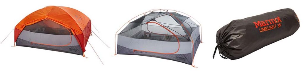 Marmot Limelight 3 Person Camping Tent