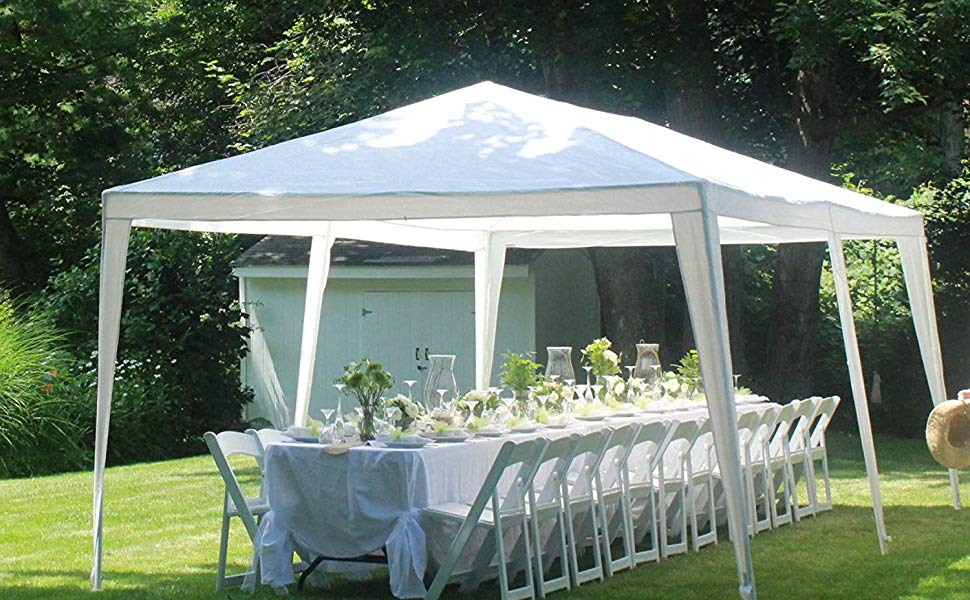 Quictent 10'x20' Party Tent Gazebo Wedding Canopy with Removable Sidewalls & Elegant Church - heavy duty tents for events