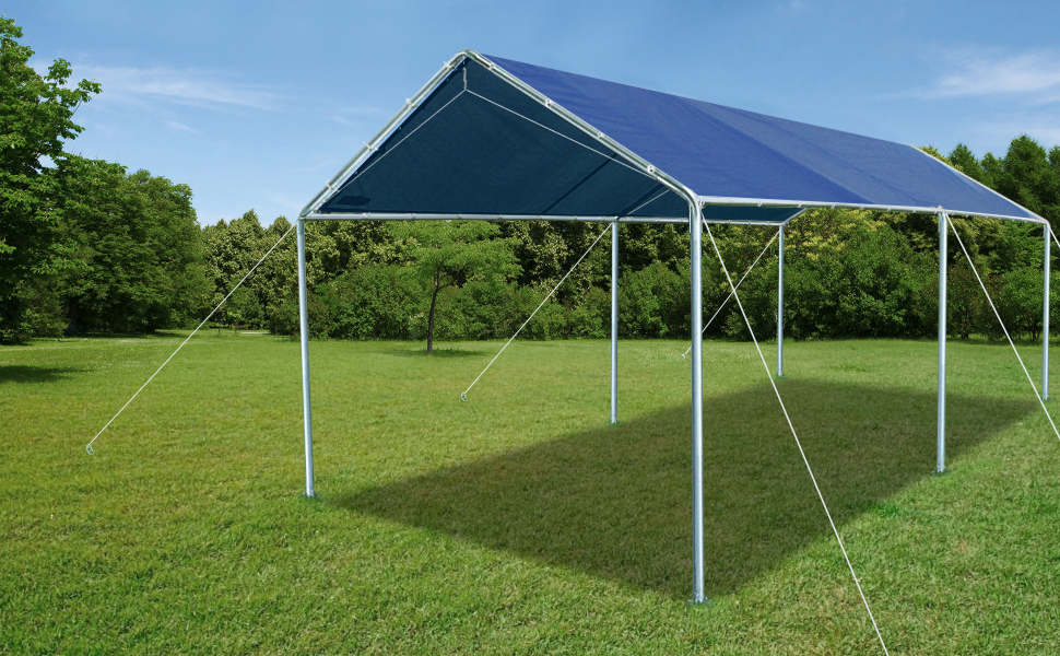 Quictent 10'x20' Upgraded Heavy Duty Carport Car Canopy Party Tent - heavy duty tents for events