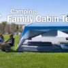 Family cabin tent for Camping