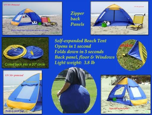 Genji Sports Pop-Up Family Beach Tent and Sun Shelter Review