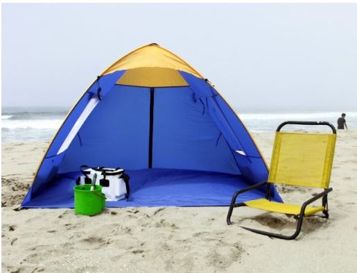 Genji Sports Pop-Up Family Beach Tent and Sun Shelter