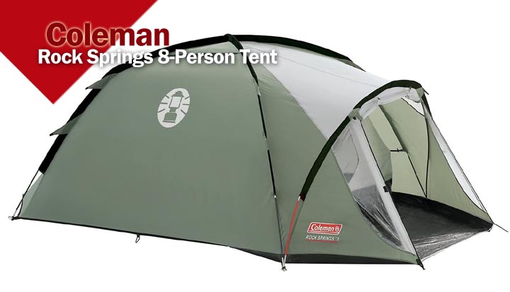 Coleman Rock Springs 8-Person Tent: Camping in Comfort