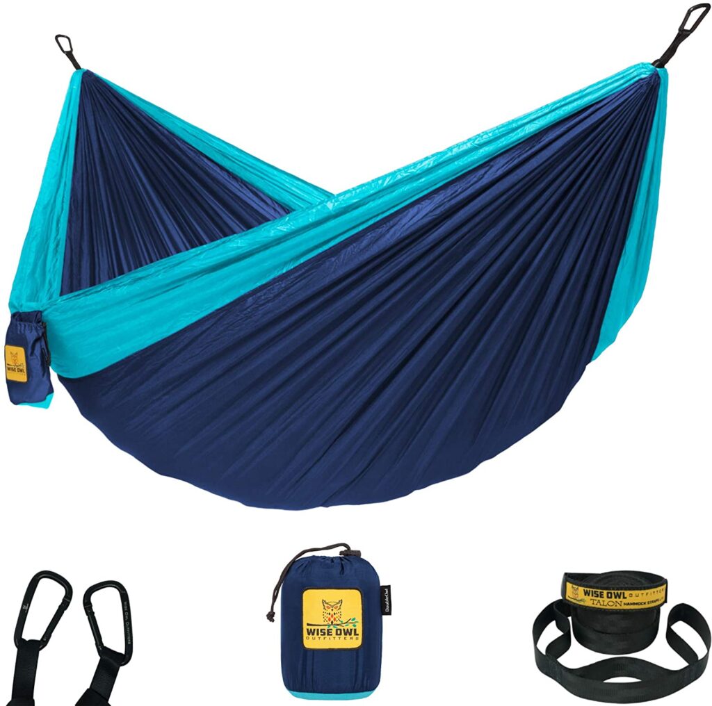 Wise Owl Portable Single or Double Hammock - Best hammock for Apartment Gallery