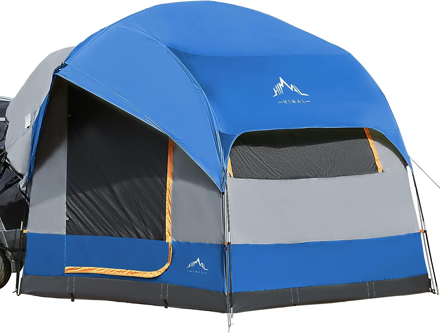 GoHimal SUV Tent for Camping, Waterproof PU3000mm Spacious Double Layer Design for 5-8 Person, Includes Rainfly and Storage Bag, 8FT L x 8FT W x 7.2FT H